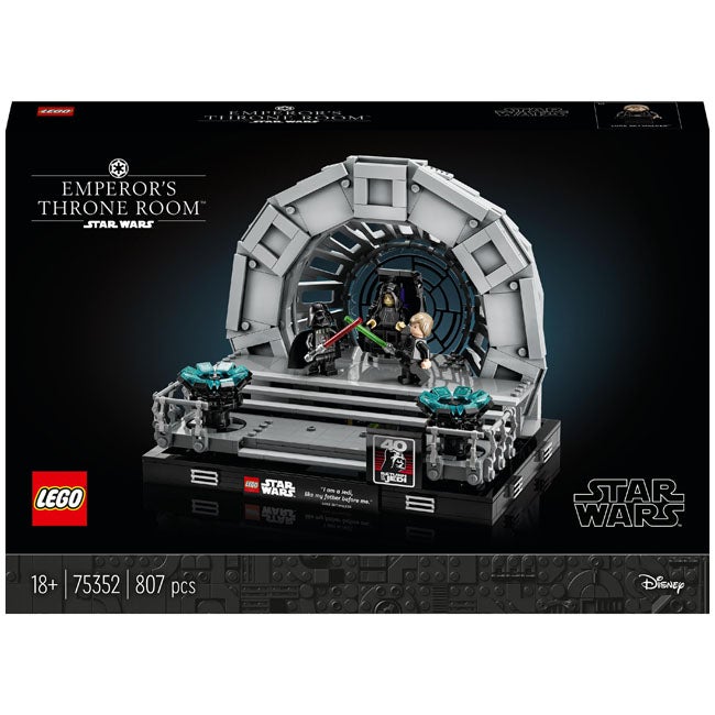 LEGO STAR WAR EMPEROR'S THRONE ROOM DIORAMA