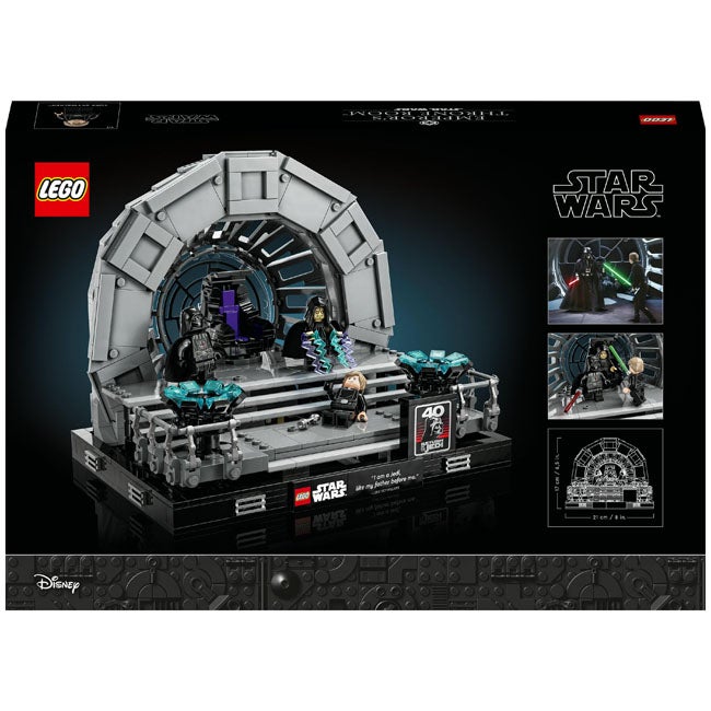 LEGO STAR WAR EMPEROR'S THRONE ROOM DIORAMA