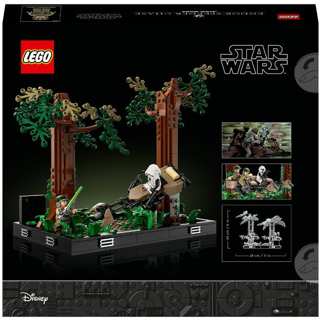 LEGO STAR WAR ENDOR SPEEDER CHASE DIORAMA