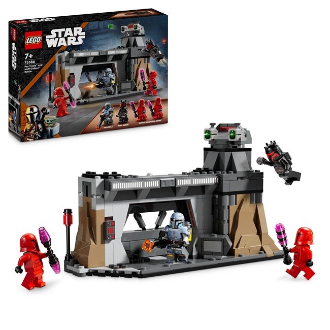 LEGO STAR WARS PAZ VIZSLA AND MOFF GIDEON BATTLE