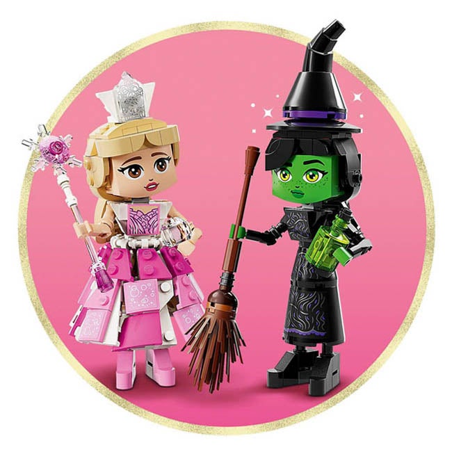 LEGO WICKED ELPHABA & GLINDA FIGURES