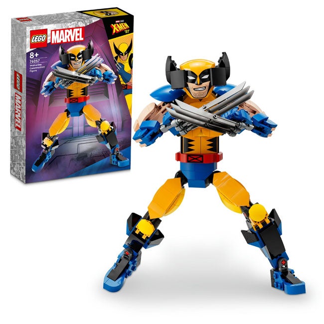 LEGO MARVEL WOLVERINE CONSTRUCTION FIGURE