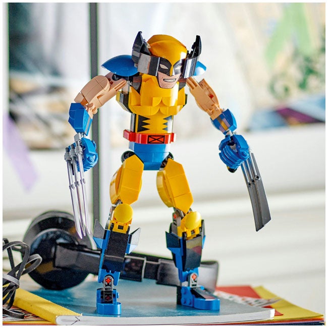 LEGO MARVEL WOLVERINE CONSTRUCTION FIGURE