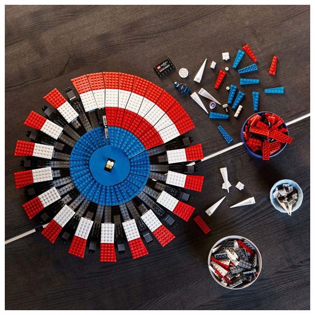 LEGO MARVEL CAPTAIN AMERICA SHIELD
