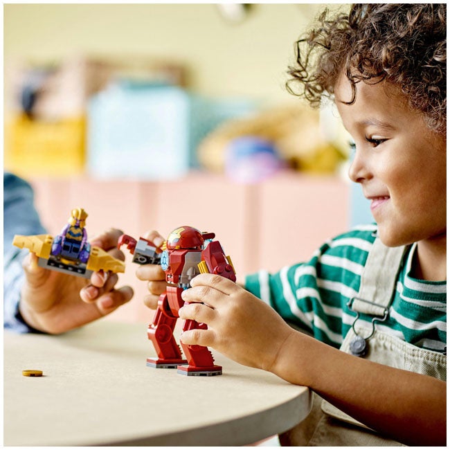LEGO IRON MAN HULKBUSTER VS THANOS