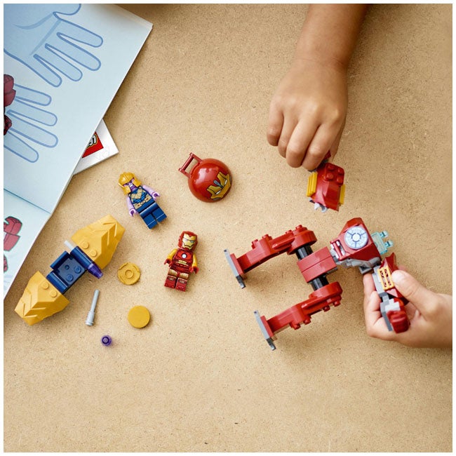 LEGO IRON MAN HULKBUSTER VS THANOS