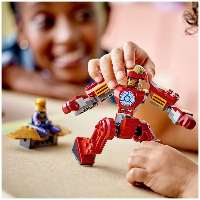 LEGO IRON MAN HULKBUSTER VS THANOS