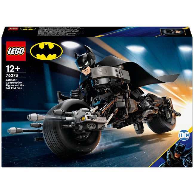 LEGO BATMAN CONSTRUCTION FIGURE AND THE BAT-POD BIKE