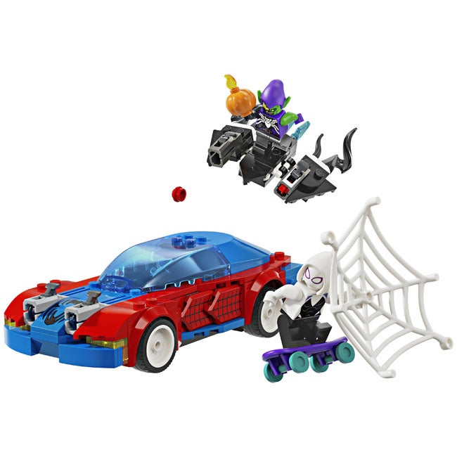 LEGO MARVEL SPIDER-MAN RACE CAR AND VENOM GREEN GOBLIN