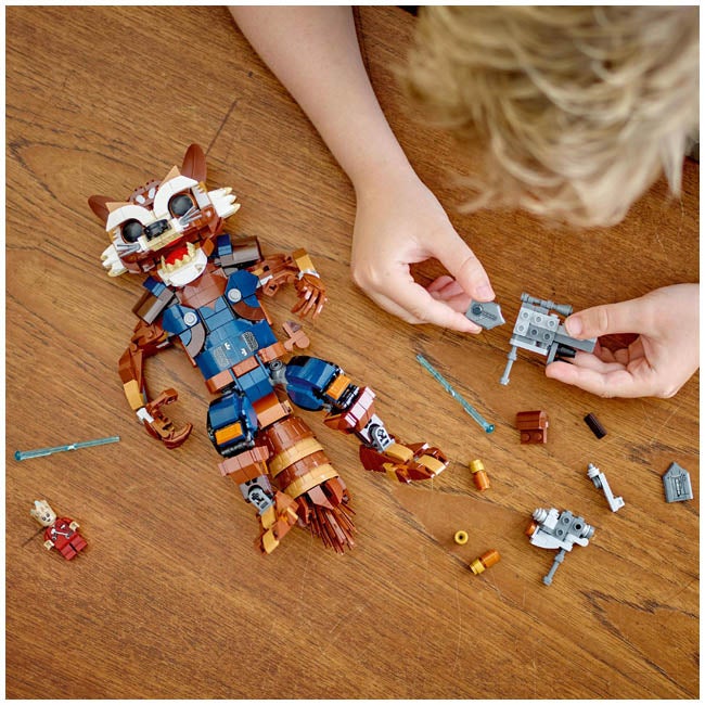 LEGO SUPER HEROES MARVEL ROCKET AND BABY GROOT