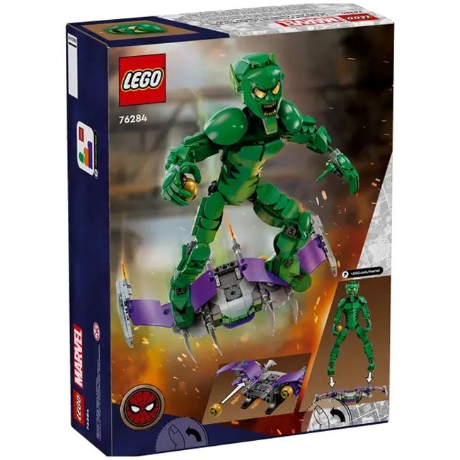 LEGO MARVEL GREEN GOBLIN CONSTRUCTION FIGURE