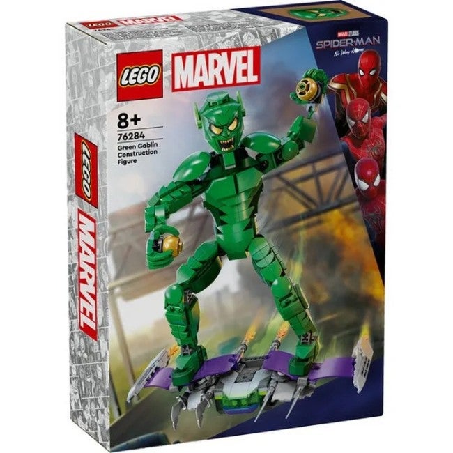 LEGO MARVEL GREEN GOBLIN CONSTRUCTION FIGURE