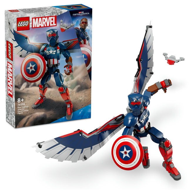 LEGO MARVEL NEW CAPTAIN AMERICA CONSTRUCTION FIGURE