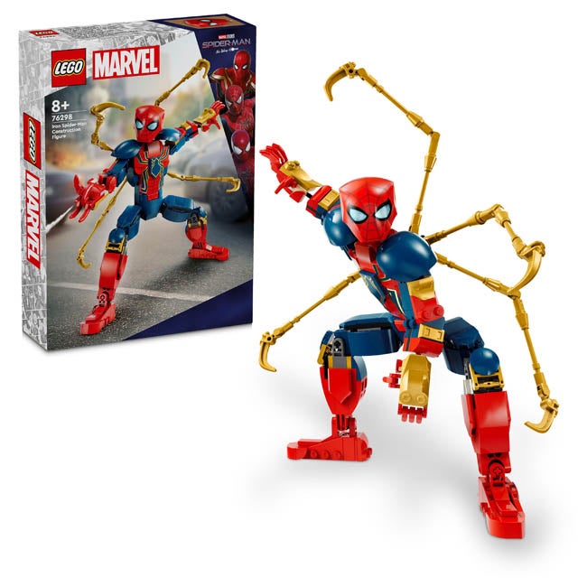 LEGO SPIDERMAN MARVEL IRON SPIDERMAN CONSTRUCTION FIGURE