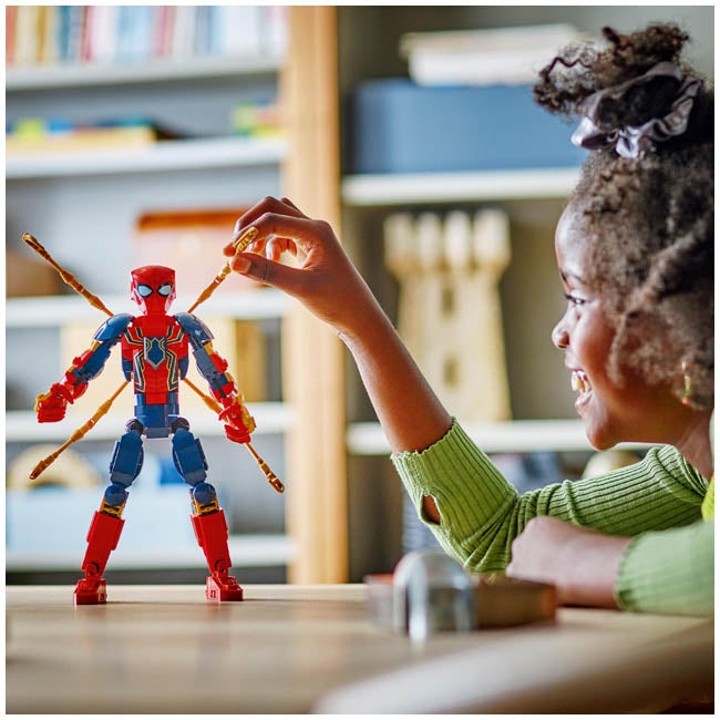 LEGO SPIDERMAN MARVEL IRON SPIDERMAN CONSTRUCTION FIGURE