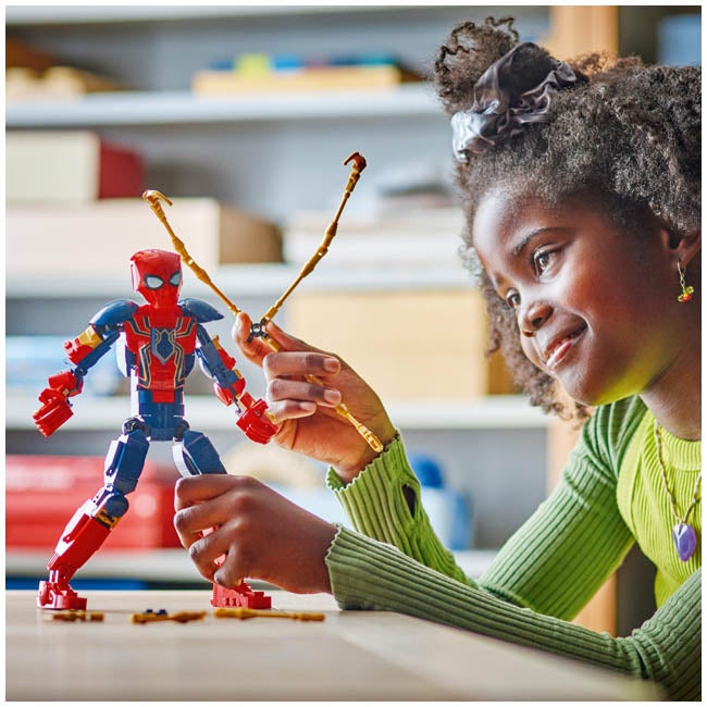 LEGO SPIDERMAN MARVEL IRON SPIDERMAN CONSTRUCTION FIGURE