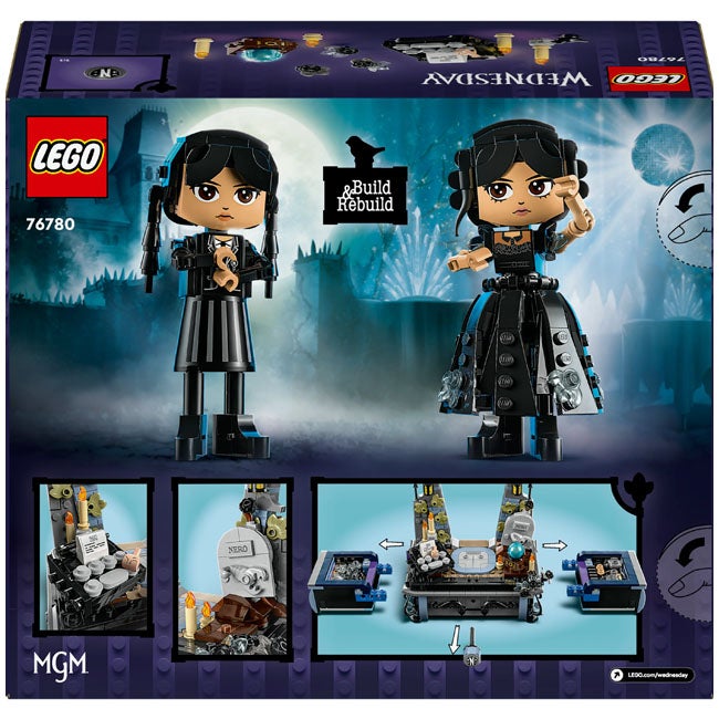 LEGO WEDNESDAY ADDAMS FIGURE