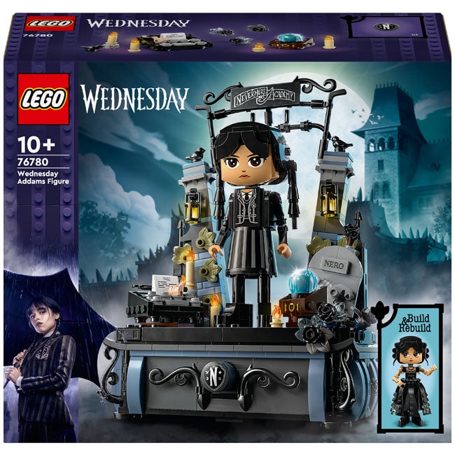LEGO WEDNESDAY ADDAMS FIGURE
