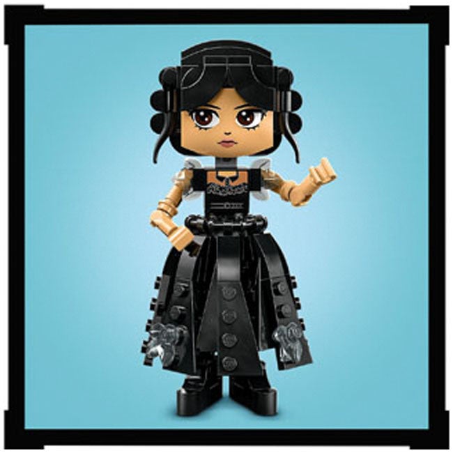 LEGO WEDNESDAY ADDAMS FIGURE