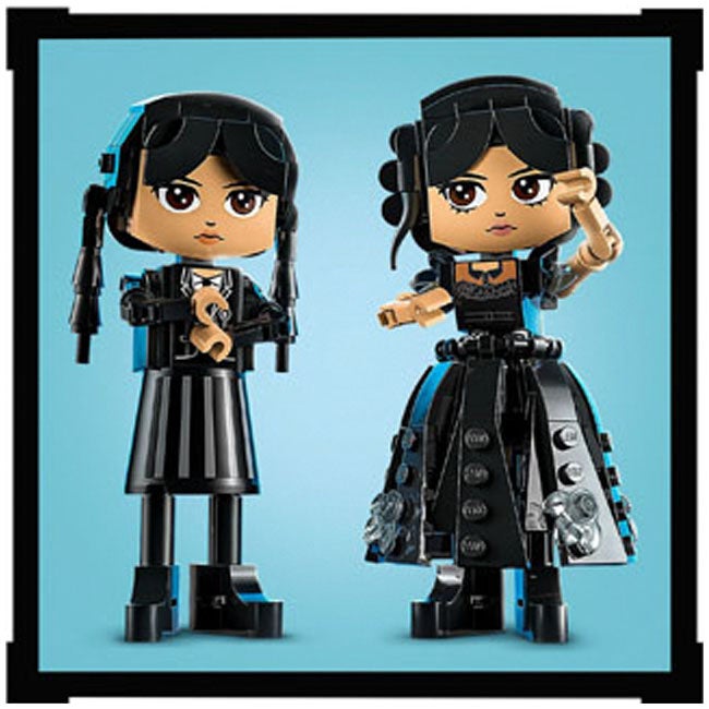 LEGO WEDNESDAY ADDAMS FIGURE