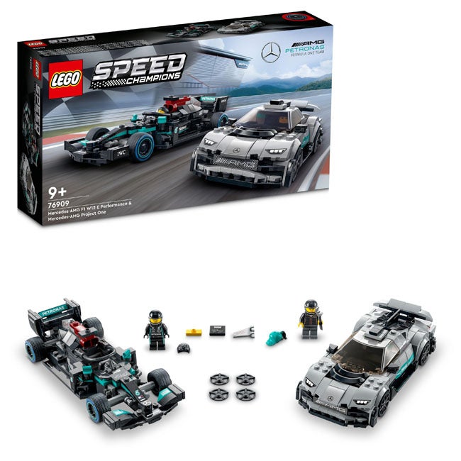 LEGO SPEED CHAMPION MERCEDES-AMG F1 W12 E AND PROJECT ONE