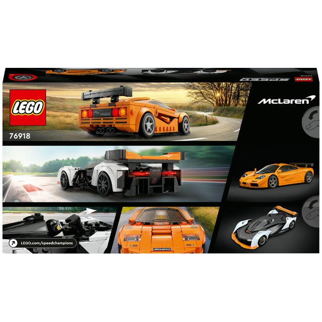 LEGO SPEED CHAMPION MCLAREN SOLUS GT AND MCLAREN F1 LM