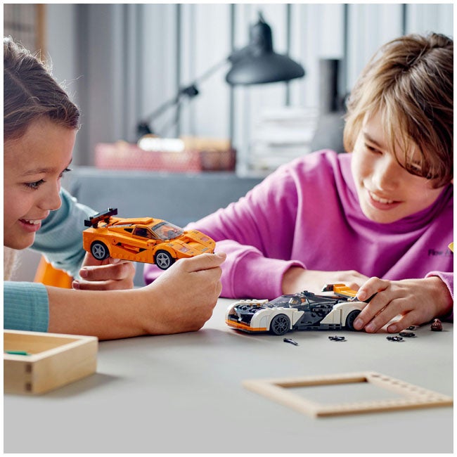 LEGO SPEED CHAMPION MCLAREN SOLUS GT AND MCLAREN F1 LM