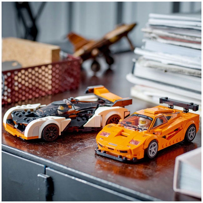 LEGO SPEED CHAMPION MCLAREN SOLUS GT AND MCLAREN F1 LM