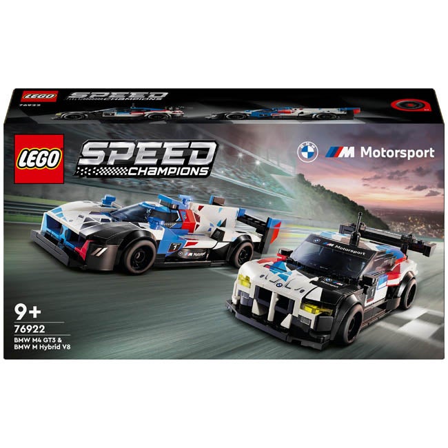 LEGO SPEED CHAMPION BMW M4 GT3 AND BMW M HYBRID V8 RACE CARS
