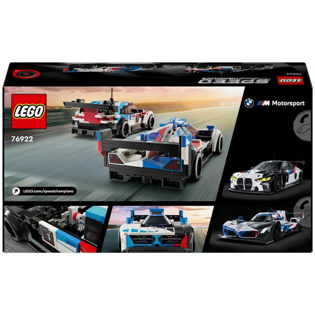 LEGO SPEED CHAMPION BMW M4 GT3 AND BMW M HYBRID V8 RACE CARS