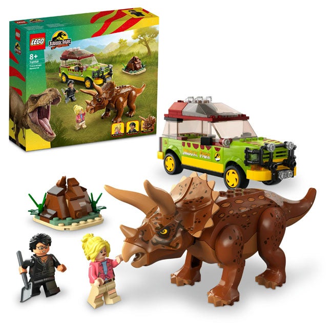 LEGO JURASSIC WORLD TRICERATOPS RESEARCH