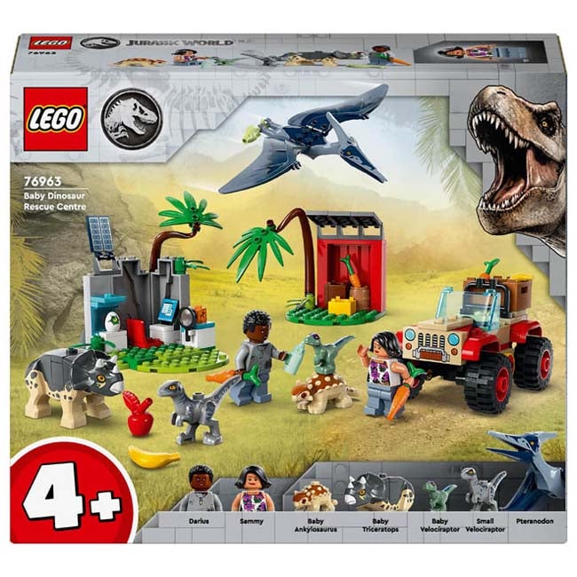 LEGO JURASSIC WORLD BABY DINOSAUR RESCUE CENTER