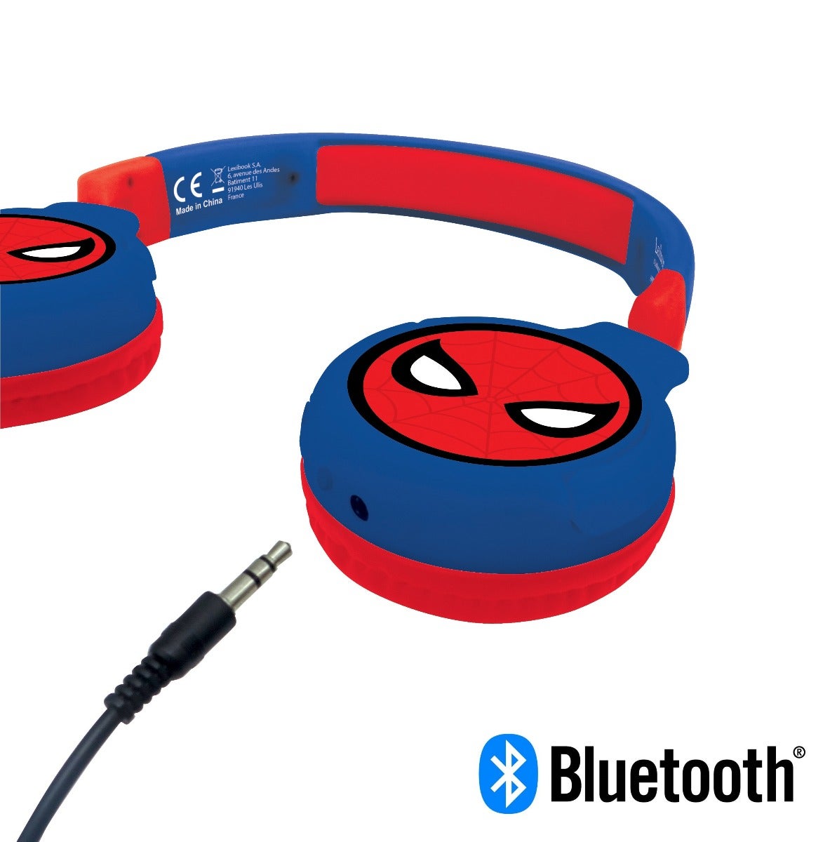 LEXIBOOK 2IN1 BT&WIRED COMFORT FOLDABLE HEADPHONES
