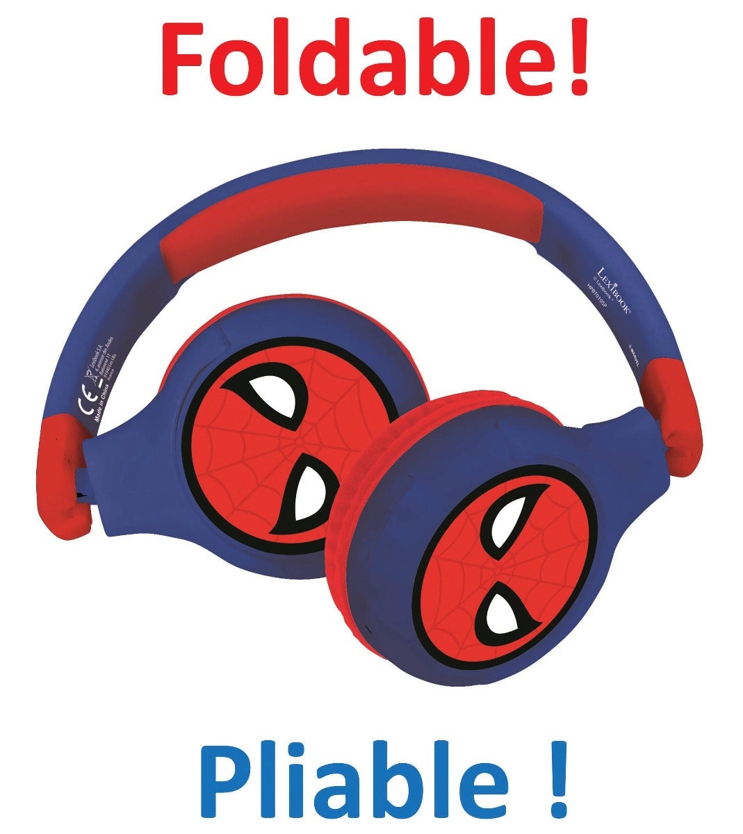 LEXIBOOK 2IN1 BT&WIRED COMFORT FOLDABLE HEADPHONES