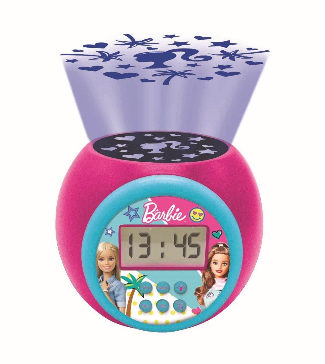 LEXIBOOK BARBIE PROJECTOR ALARM CLOCK WITH TIMER
