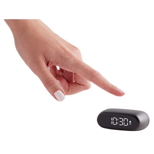 LEXON MINUT - ALARM CLOCK - METALLIC GREY