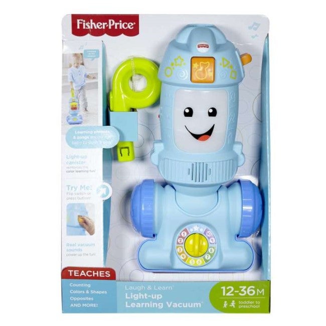 FISHER-PRICE LAUGH AND LEARN LIGHT-UP VACUUM