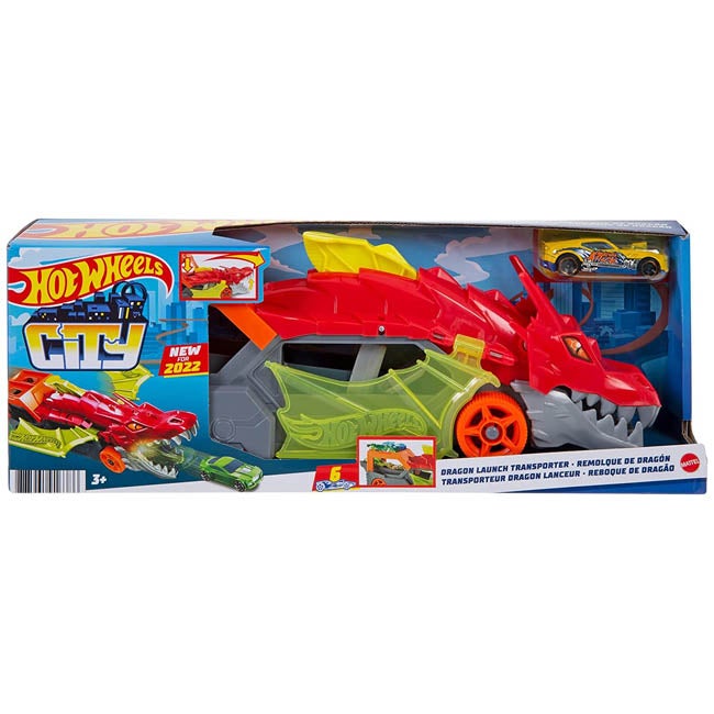 HOT WHEELS DRAGON LAUNCH TRANSPORTER