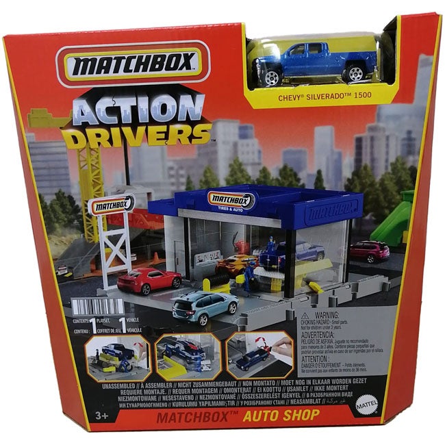 MATCHBOX ACTION DRIVERS FIRE STATION RESCUE PLAYSET