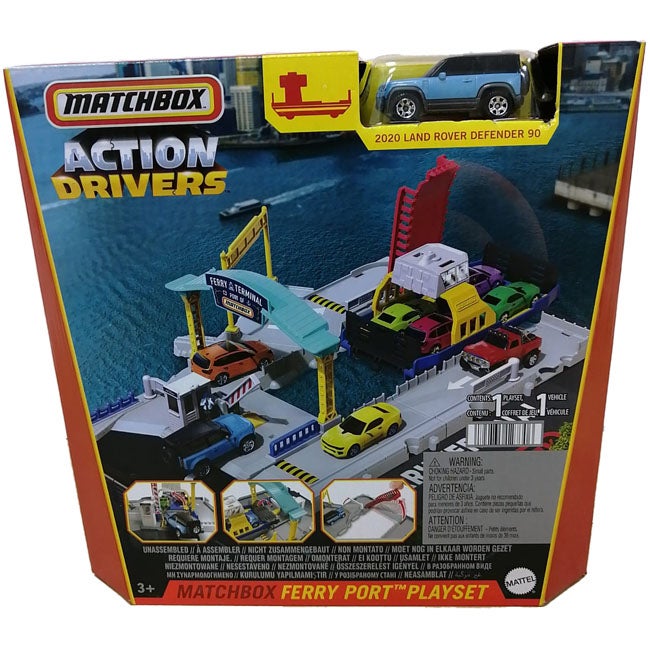 MATCHBOX ACTION DRIVERS FIRE STATION RESCUE PLAYSET