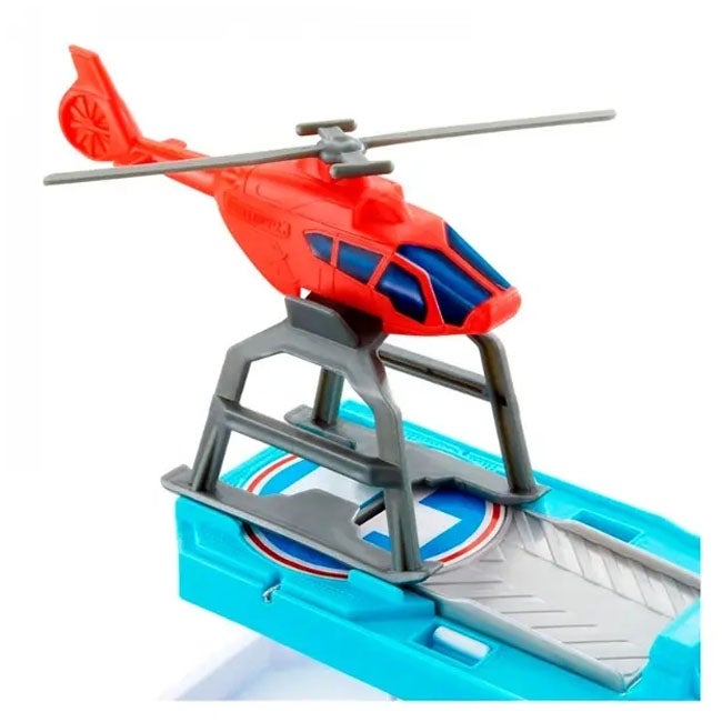 MATCH BOX ACTION DRIVERS HELICOPTER RESCUE PLAYSET