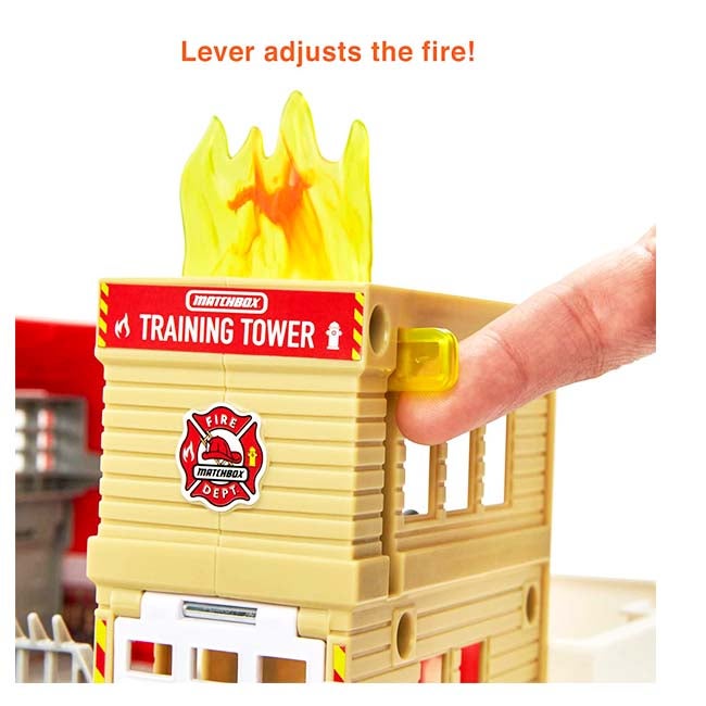 MATCHBOX ACTION DRIVERS FIRE STATION RESCUE PLAYSET