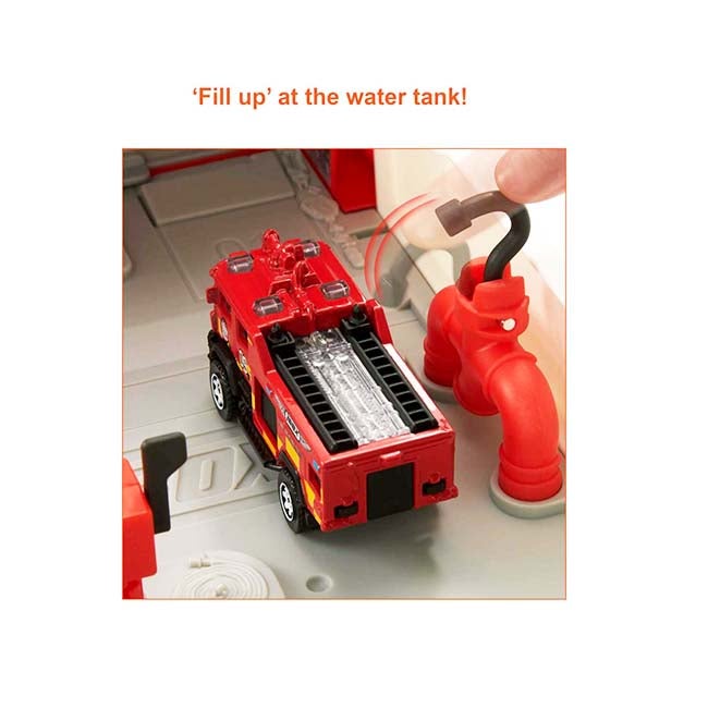 MATCHBOX ACTION DRIVERS FIRE STATION RESCUE PLAYSET