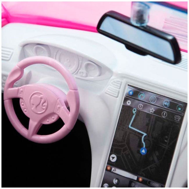 BARBIE PINK CONVERTIBLE 2-SEATER VEHICLE DOLL