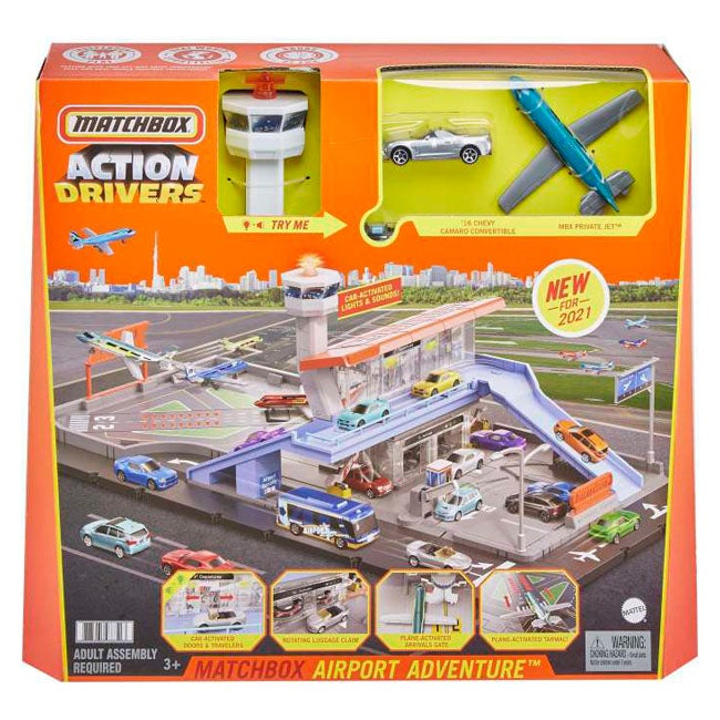 MATCHBOX ACTION DRIVERS AIRPORT ADVENTURE PLAYSET