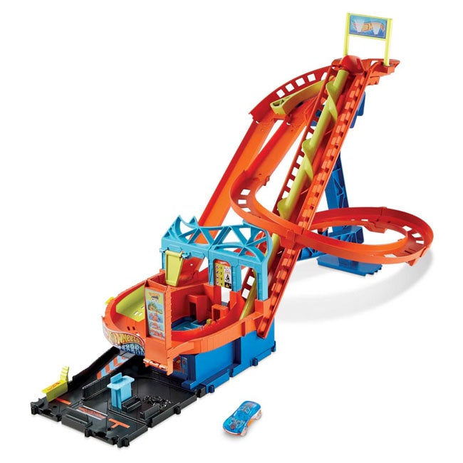 HOT WHEELS CITY ROLLER COASTER RALLY PLAYSET