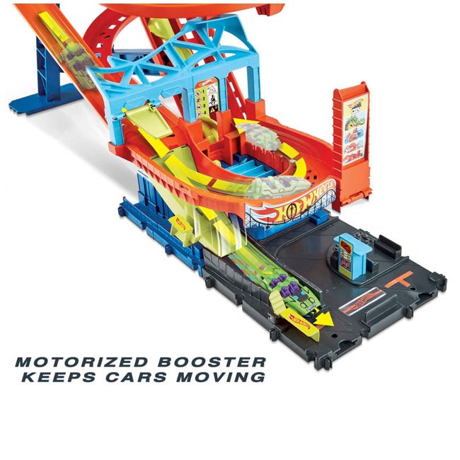 HOT WHEELS CITY ROLLER COASTER RALLY PLAYSET