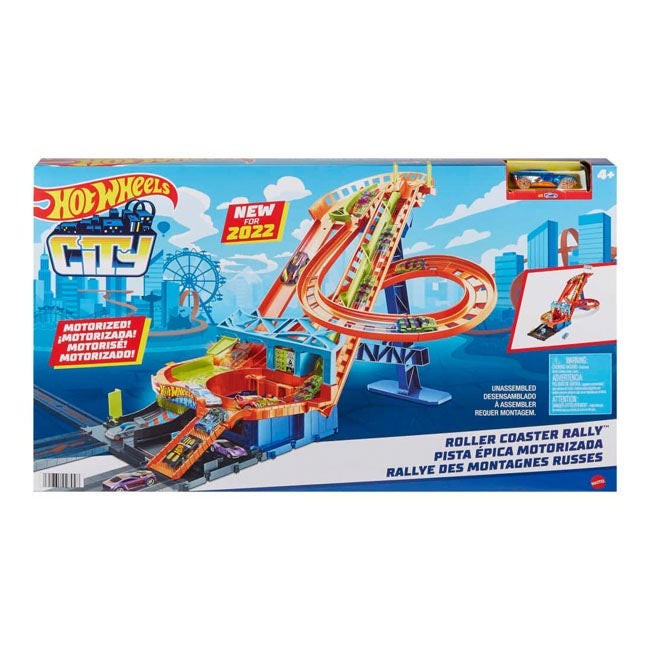 HOT WHEELS CITY ROLLER COASTER RALLY PLAYSET