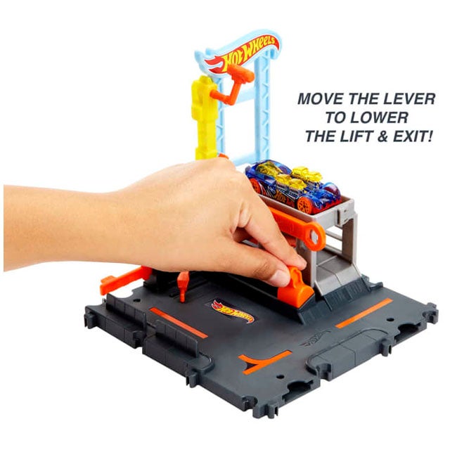 HOTWHEELS CITY DOWNTOWN REPAIR STATION PLAYSET
