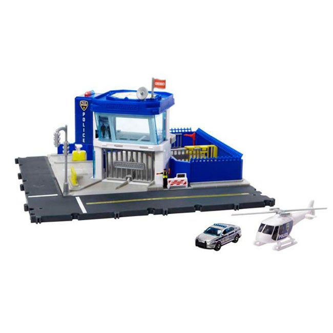 MATCHBOX ACTION DRIVERS POLICE STATION PLAYSET